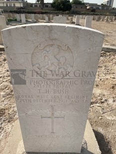 BAGHDAD (NORTH GATE) WAR CEMETERY - BUSH, T H